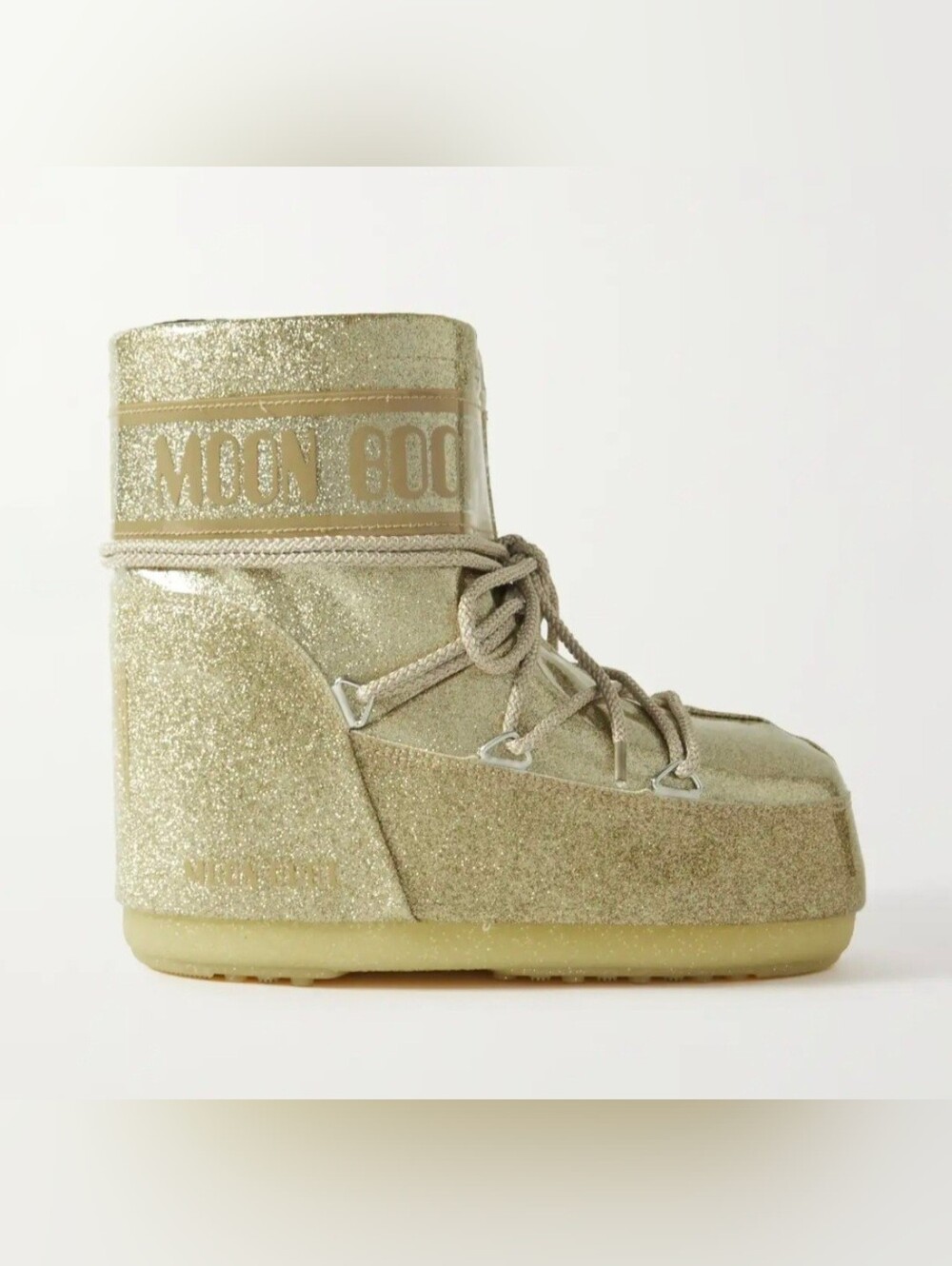 NEW Moon Boot ICON Glitter Snow Boots 39/41 U.S Size 8-9.5